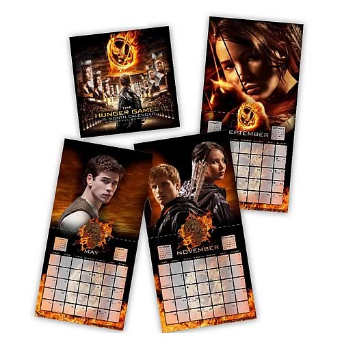 The Hunger Games Movie 2013 16 Month Mini-Calendar